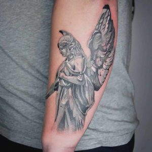 Tattoo angel by @gaechka_tattoo