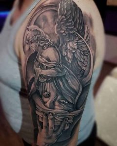 Tattoo angel by @gribowsky
