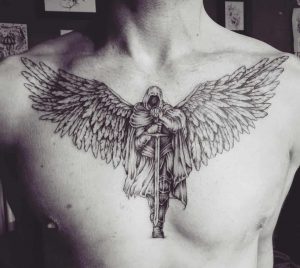 Tattoo angel by @isia_marysia