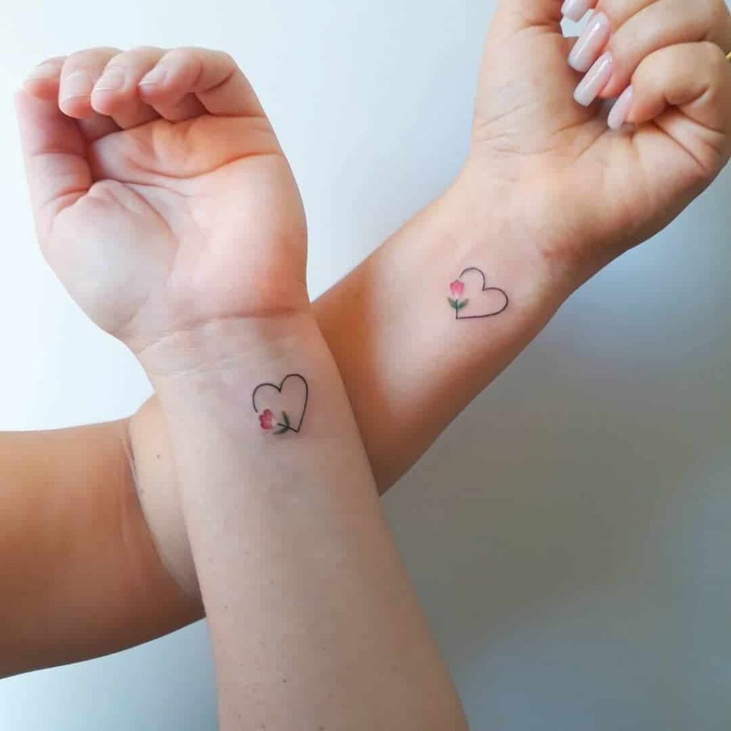coppia tattoo cuore by @firmezatattoo