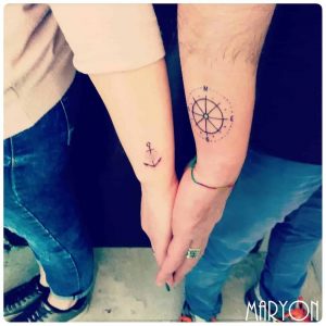 tattoo di coppia by @maryon_tattooartist