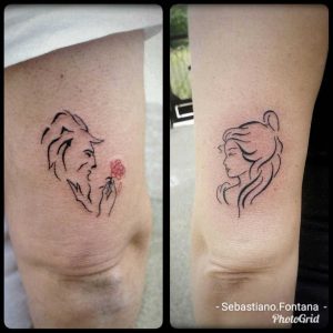 tattoo di coppia by @sebastiano.fontana