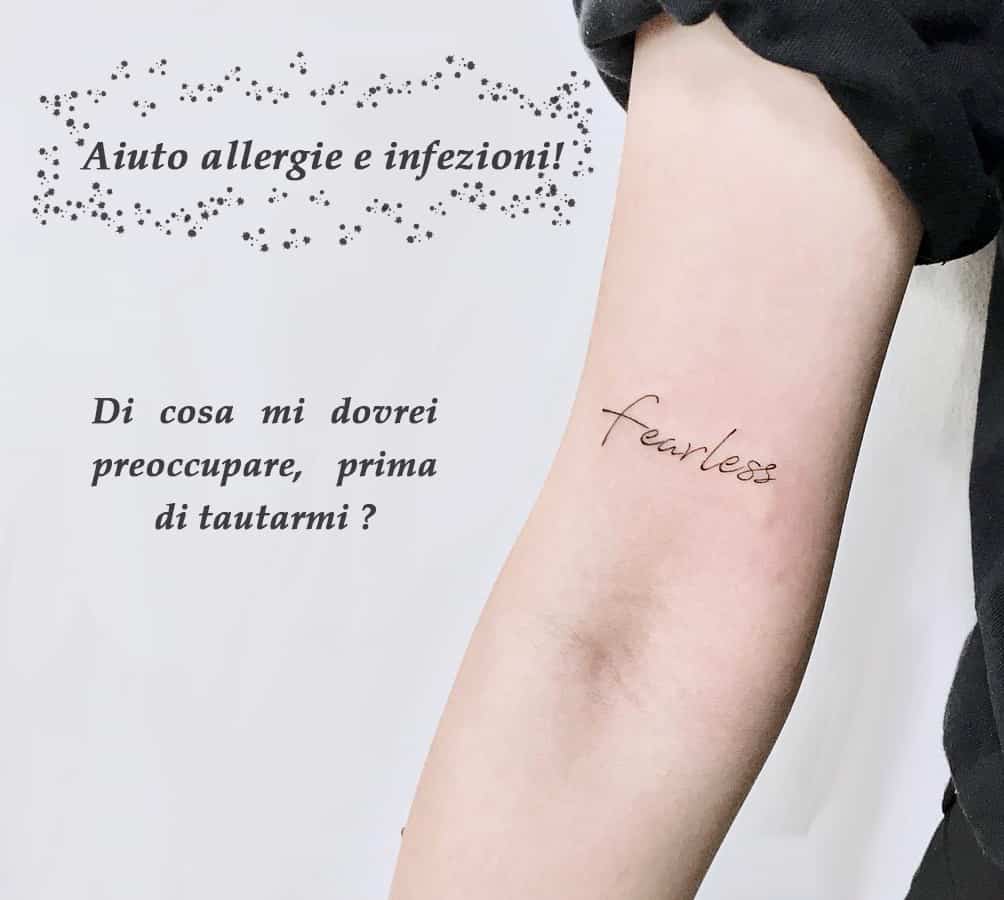 tattoo allergia infezione