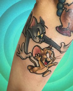 Tom-and-Jerry-tattoo-by-@daniela.dag_