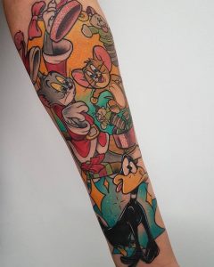 Tom-and-Jerry-tattoo-by-@ikostattoo