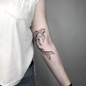 fish tattoo by @_lazylax