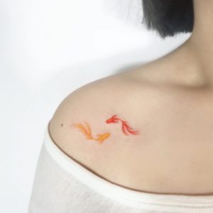 fish tattoo by @choya_tattoo