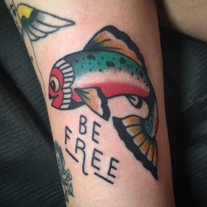 fish tattoo by @juliettetattoo1
