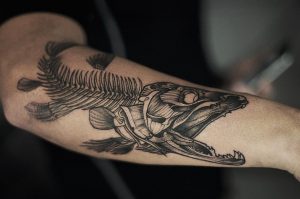 fish tattoo by @kanachow