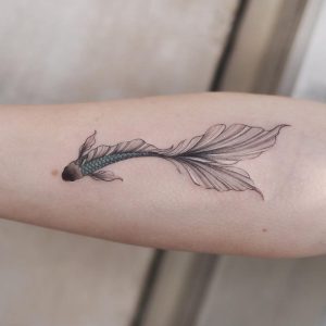 fish tattoo by @nastyafox