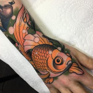 fish tattoo by @tattoosbytoby