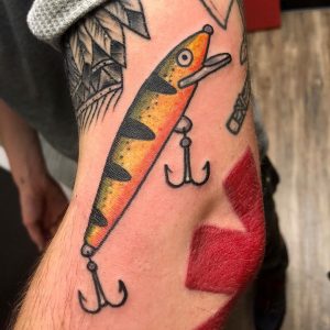 fish tattoo by @thelowcashkid