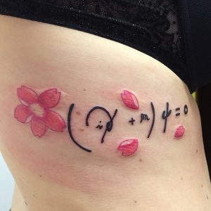 Tatuaggio fiori di ciliegio formula