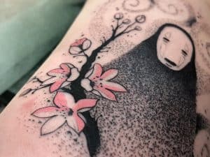Tatuaggio fiori di ciliegio Chichiyaku