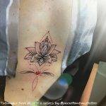 tattoo fiore di loto cuore by @zeroottantunotattoo