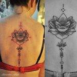 tattoo fiore di loto linee dotwork by @alessandrofilettitattoo