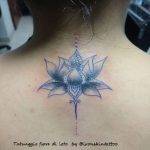 tattoo fiore di loto piccolo by @ironskintattoo