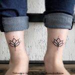tattoo fiori di loto coppia by @marchateaux