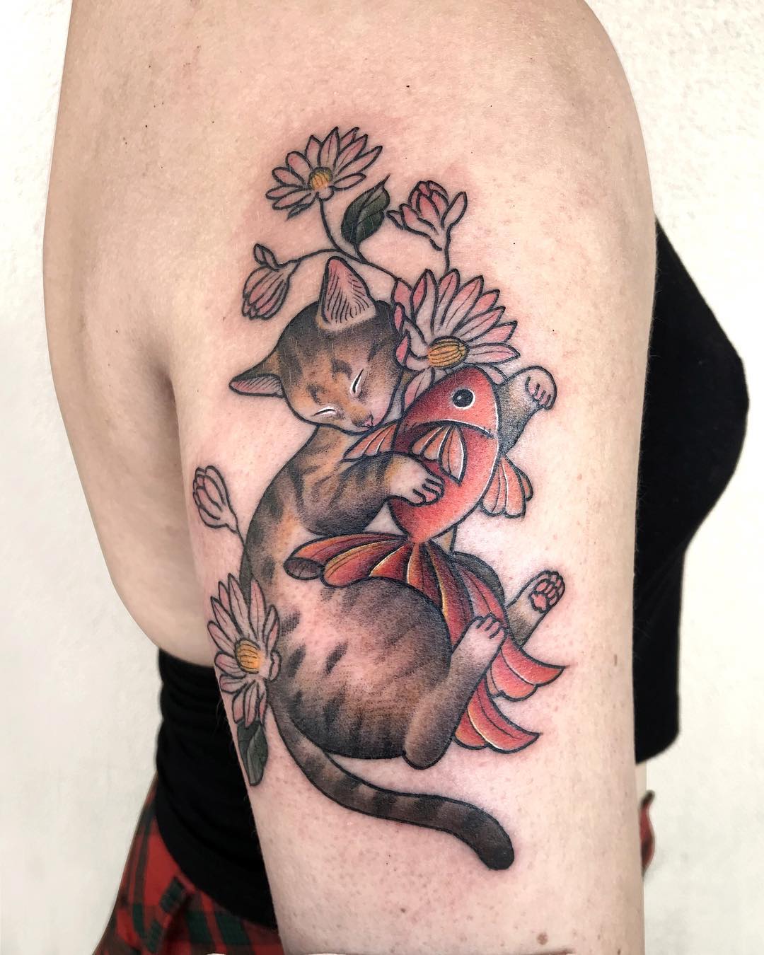 tattoo gatto by @kiera tatto