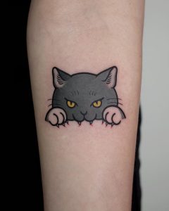 tattoo-gatto-by-@loveyoon.too_