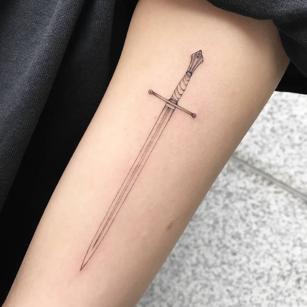 tatuaggio spada