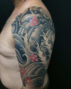 tattoo giapponese nuvola braccio by @juliano.tattoo
