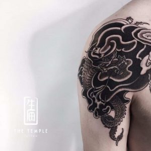 tattoo giapponese nuvola by @templetattoo.china