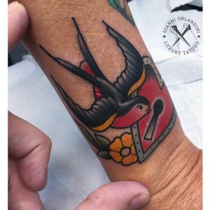 tattoo rondini by @gianniorlandinitattooer