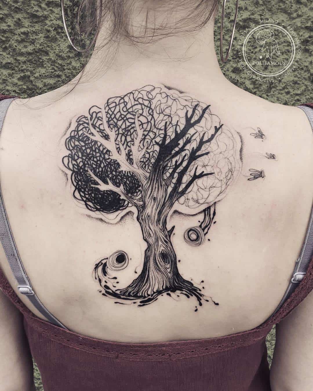 tatuaggio albero