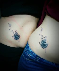 due tatuaggi soffione amiche by @cortesi_francesco