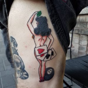 pin up tattoo