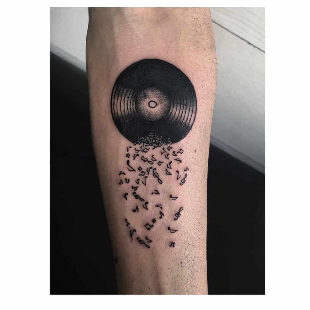 tatuaggi note musicali