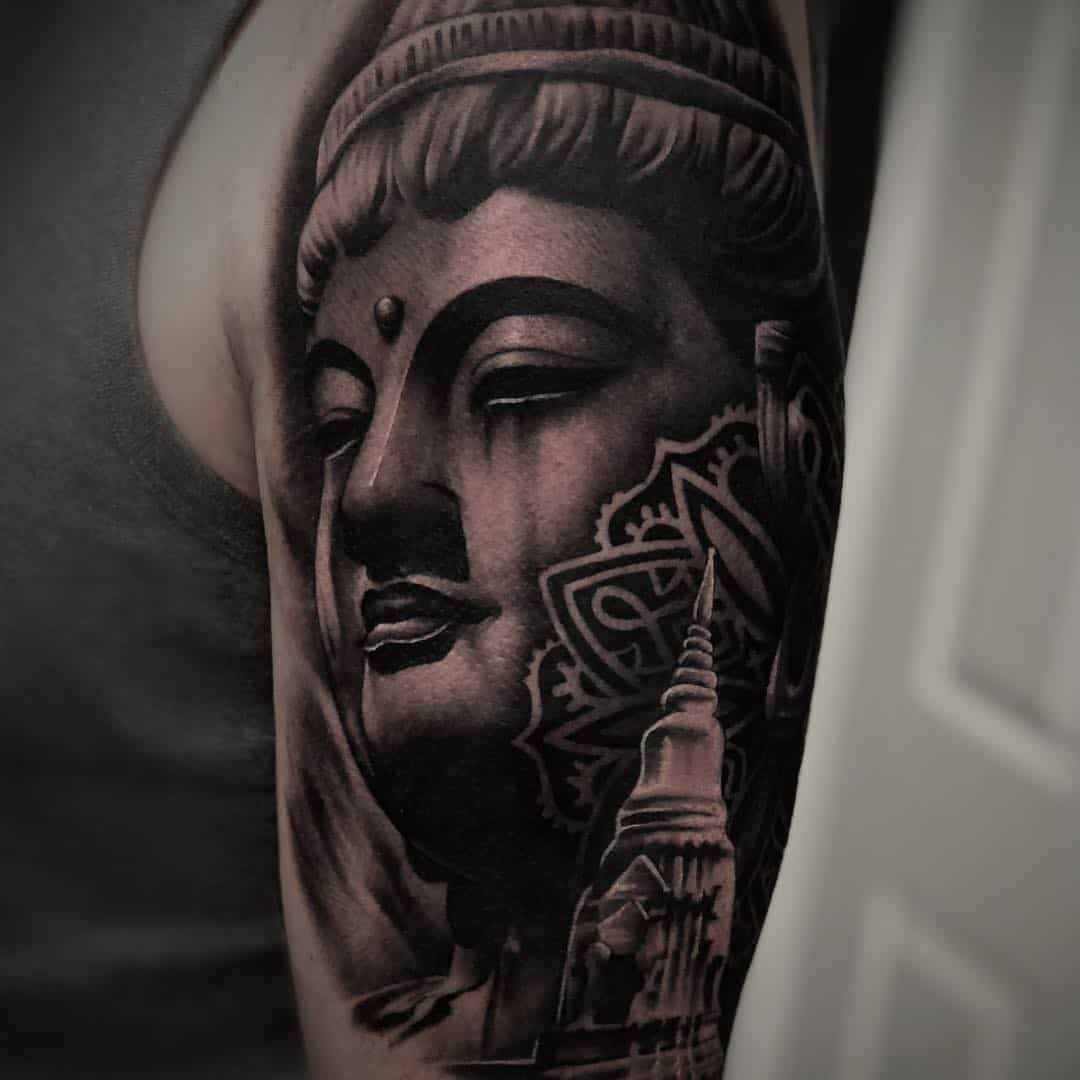 tatuaggi buddha by @tattoosbyren
