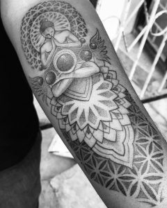 buddha tattoo mandala by @yashtattoo