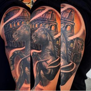horse-tattoo-colosseo-by-@inknart_ofaustincw
