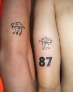 tattoo amicizia by @tattoo_by_santos