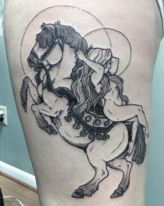 tattoo-cavallo-by-@aishin.ink_