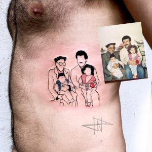 tatuaggio famiglia