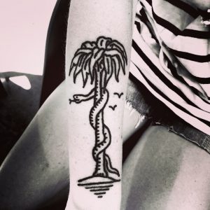 tattoo palma serpente