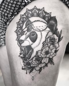 panda tatuaggio