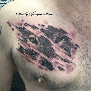 tatuaggio lupo
