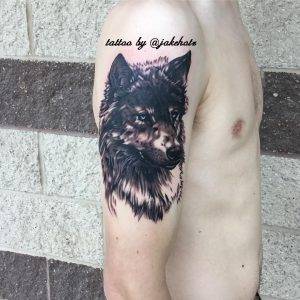 tatuaggio lupo