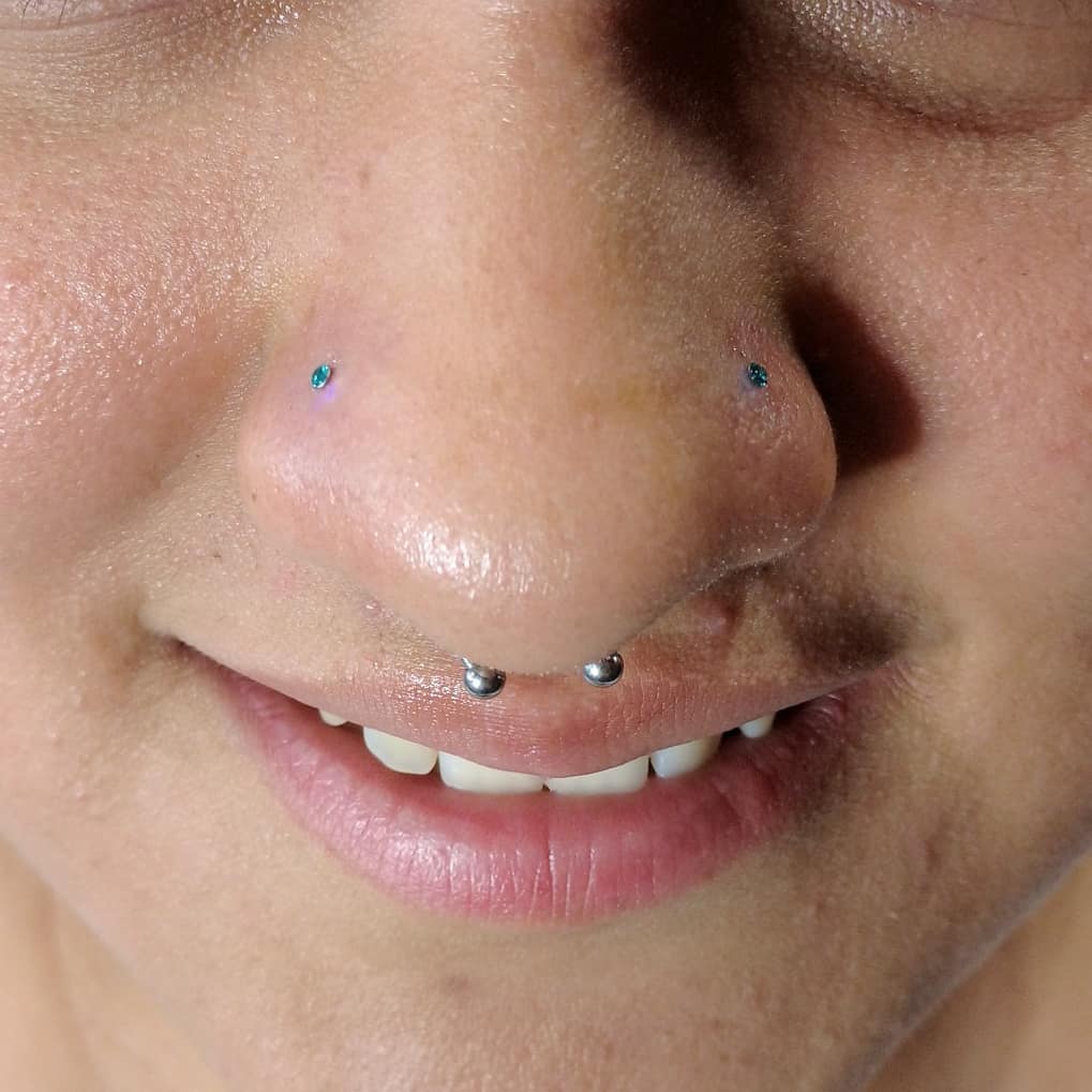 piercing nose e septum