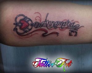 tattoo chiave cuore by @benito_tattoo_art