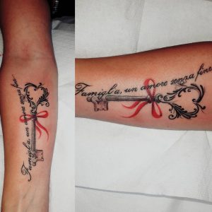 tattoo chiave cuore by @darksky_tattoo