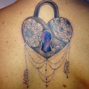 tattoo chiave cuore by @serenatremarella