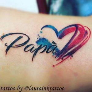 tattoo-cuore-papa-by-@laurainktattoo