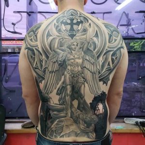 tattoo guardian angel by @adrian_flores_sa