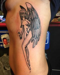 tattoo guardian angel by @elementenderpigmenten