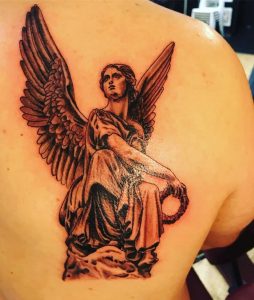 tattoo guardian angel by @philterristattoo